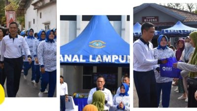 Jelang HUT TNI Ke 78, Lanal Lampung Menggelar Bazar Serta Olahraga Bersama